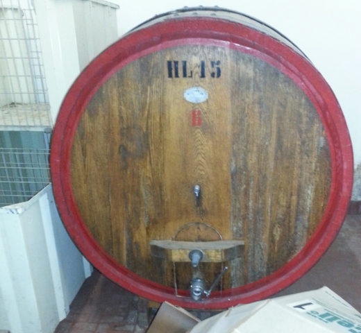 Used garbellotto oak barrels, capacity 15 hl