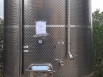150 hl tank for vinification with inclined bottom