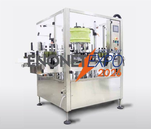 Etichettatrice rotativa 6 piattelli 