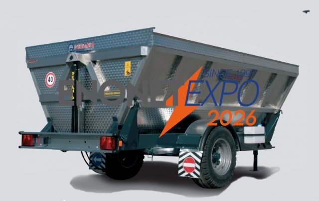 Rimorchio ribaltamento idraulico laterale drl 25