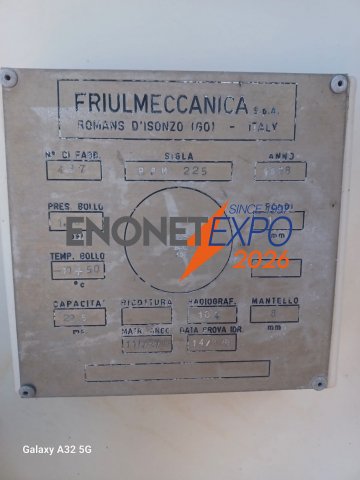 Pressa per uva bucher prm 225