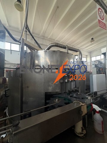 Riempitrice rotativa industriale produzione 3.000 b/h
