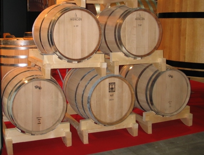 Wooden supports for barrique and barrels from 225/500 lt
