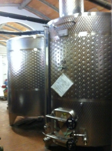 Vinificatore/fermentino inox usato hl 50