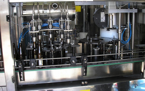 Beer bottling line automatic