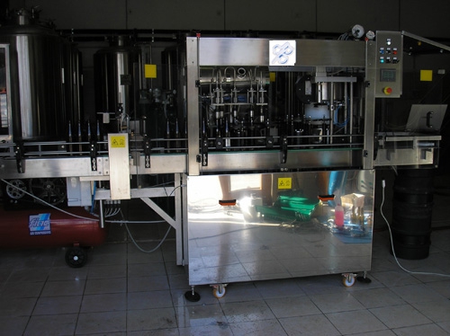 Linea imbottigliamento birra automatica