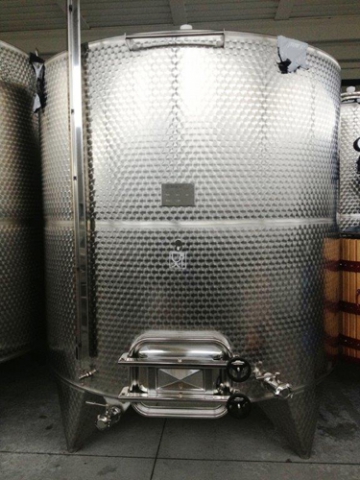 Vinificatore-fermentino inox per vino nuovo hl 75