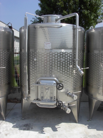 Tank for new wine vinification inox 25 hl