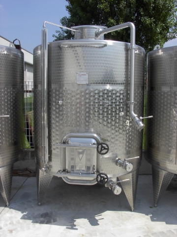 Serbatoio vinificazione inox per vino nuovo hl 25