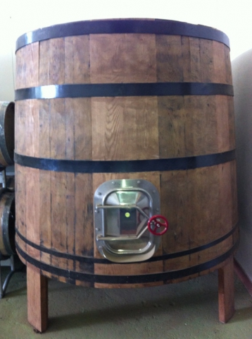 Wooden barrels - uded fermentation vats