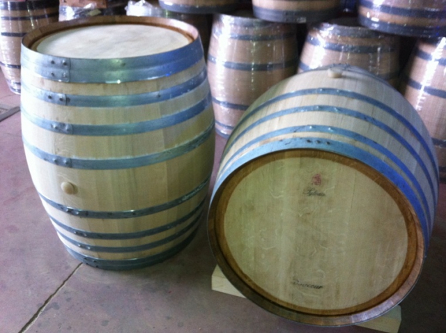 Used french oak barriques, capacity liters 225