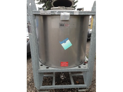 Palletized stainless steel tank, capacity hl 10