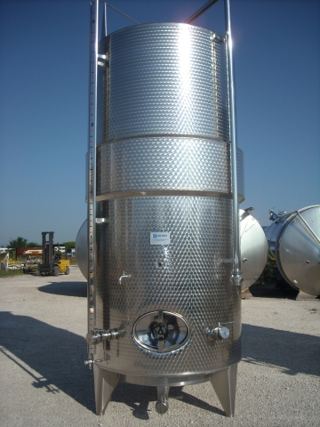 Serbatoio inox stoccaggio per vino nuovo hl 50
