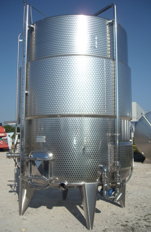 Vinificatore/fermentino nuovo in acciaio, hl 100