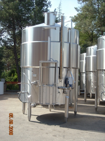 Vinificatore/fermentino inox nuovo hl 120 