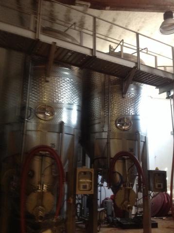 Vinificatore-fermentino acciaio usato hl 180
