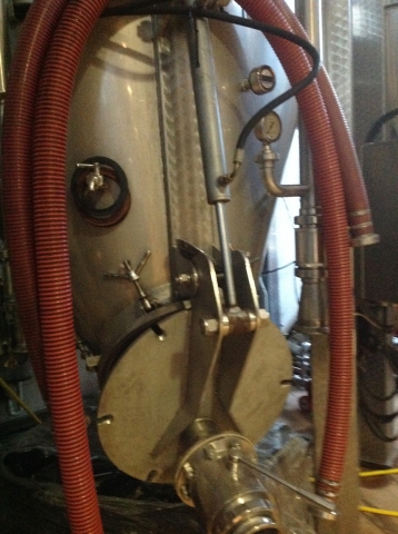 Vinificatore-fermentino acciaio usato hl 180