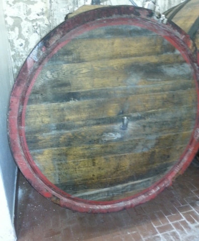 Wooden barrels -  used oak vat