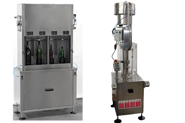 Monoblocco semiautomatico per birra 4 becchi 