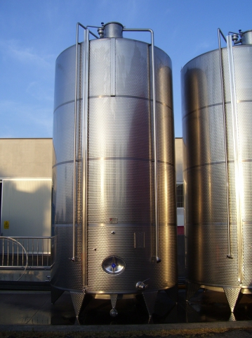 Serbatoio inox per vino nuovo hl 300