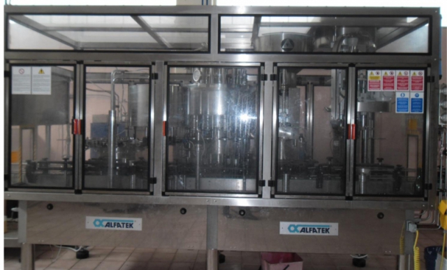 Used complete bottling line