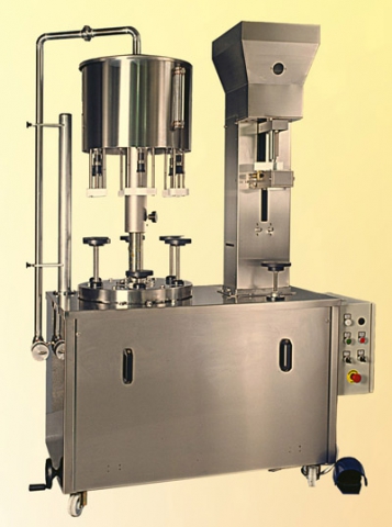 Semi-automatic monoblock, 6 valves