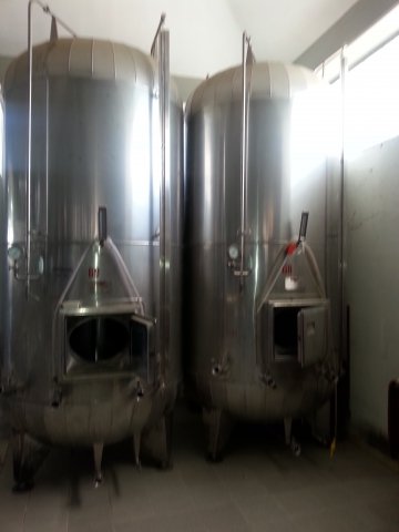 Autoclave inox per vino usato hl 50