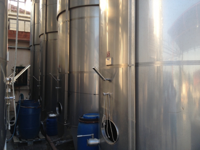 Tank steel for wine used hl 300