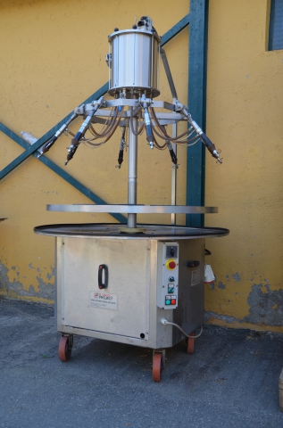 Semi-automatic rotary filler