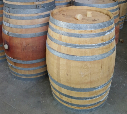 Used french oak barrique, capacity liters 225