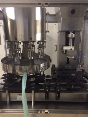 Used filling monoblock,10 taps