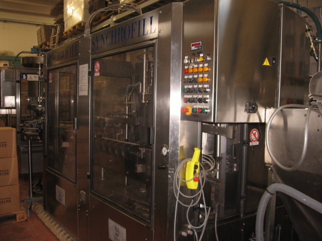 Rinsing and bottling isobaric monoblock