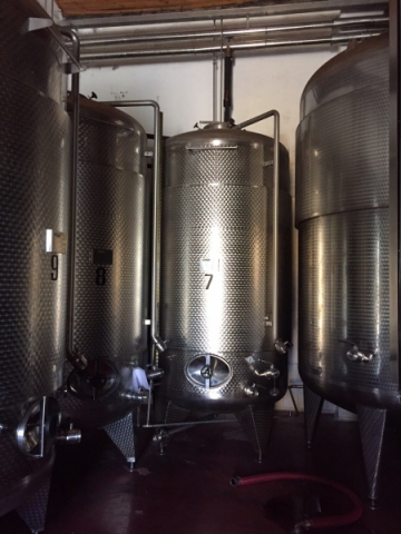 Wine storage tanks 50 hl temperature controlled 