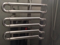 Tube heat exchanger, 8 tubes