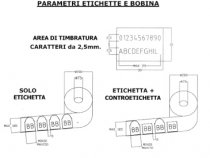 Etichettatrice semiautomatica 600 b/h