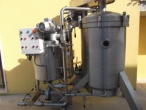 Fossil flour filter 10 meters velo self-making working