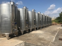 Serbatoi da stoccaggio hl 100 acciaio inox fiorettato