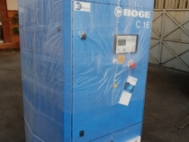 Silenced rotary screw compressor boge c16