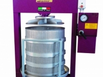 Pressa verticale idraulica per uva 