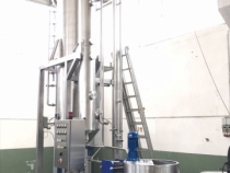 Impianto desolforazione fisica dei mosti d’uva