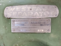 Separatore centrifugo westfalia