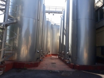 Serbatoi da stoccaggio hl 1.600 in acciaio inox
