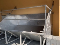 Convogliatore uva con tramoggia