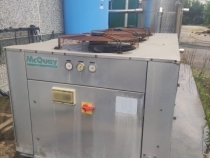 Refrigeration station with electrical panel for temperature control