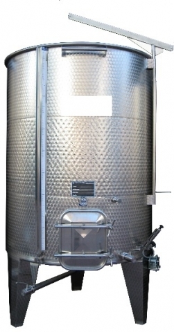 Always full 50 hl stainless steel tank