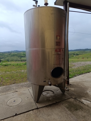 Serbatoio hl 30 da stoccaggio  in acciaio inox
