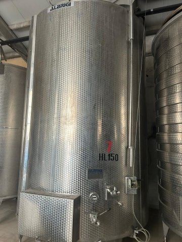 Serbatoio hl 150  in acciaio inox 