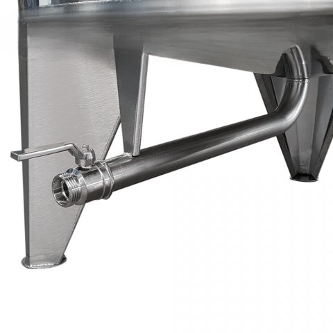 Serbatoio 53 hl da stoccaggio/vinificazione in acciaio inox