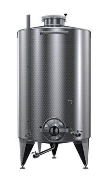 Serbatoio 25 hl da stoccaggio/vinificazione  in acciaio inox