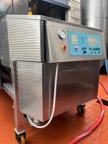Pressa a polmone zorzi hl 42 in acciaio inox